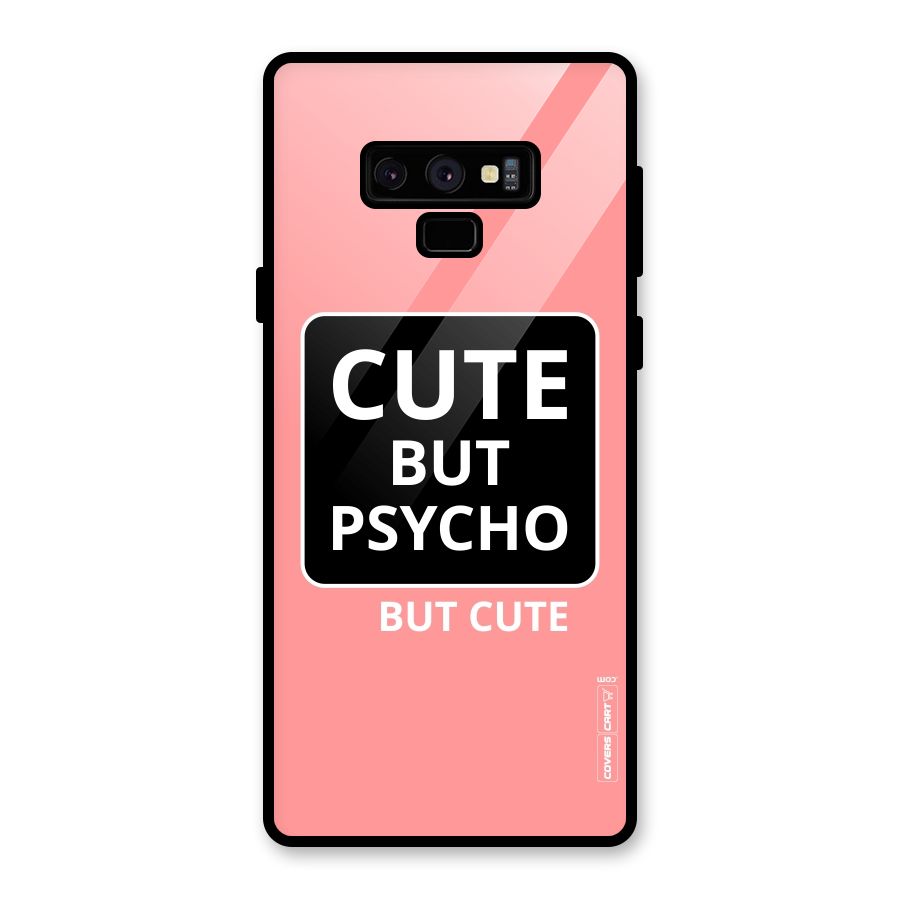 Psycho But Cute Glass Back Case for Galaxy Note 9