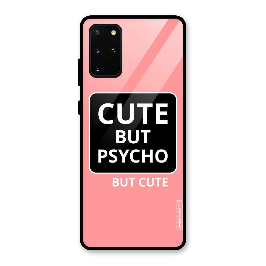 Psycho But Cute Glass Back Case for Galaxy S20 Plus