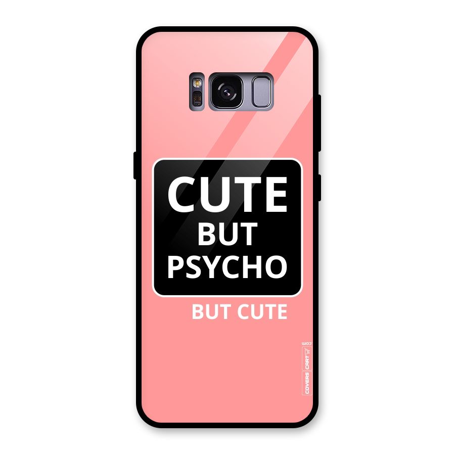 Psycho But Cute Glass Back Case for Galaxy S8