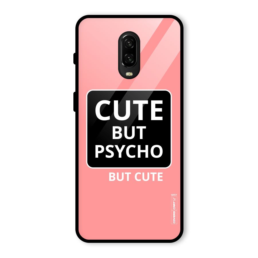 Psycho But Cute Glass Back Case for OnePlus 6T
