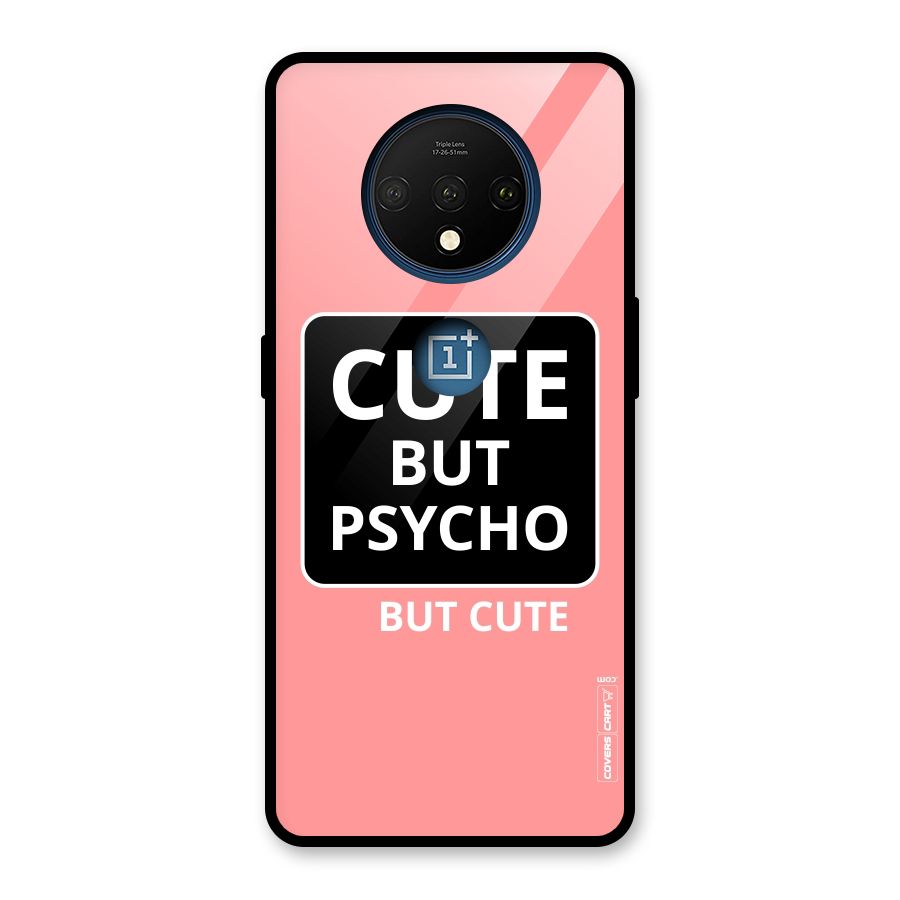 Psycho But Cute Glass Back Case for OnePlus 7T
