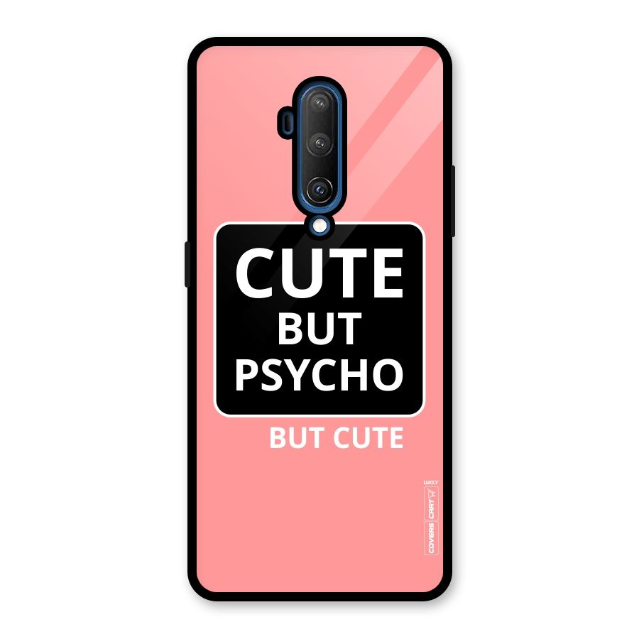 Psycho But Cute Glass Back Case for OnePlus 7T Pro