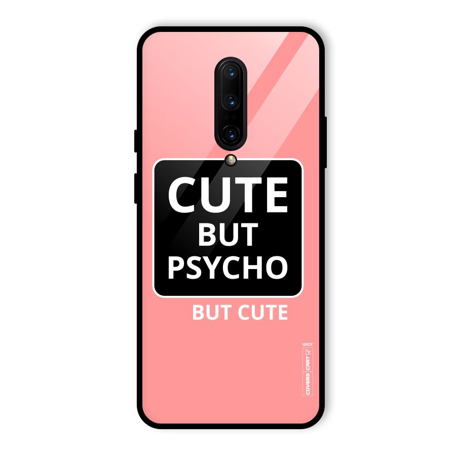 Psycho But Cute Glass Back Case for OnePlus 7 Pro