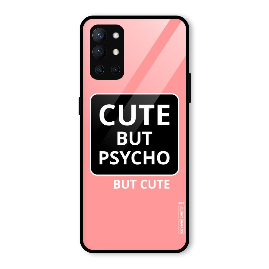 Psycho But Cute Glass Back Case for OnePlus 9R