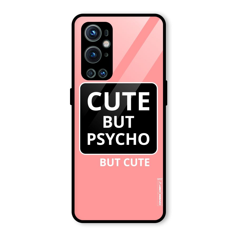 Psycho But Cute Glass Back Case for OnePlus 9 Pro
