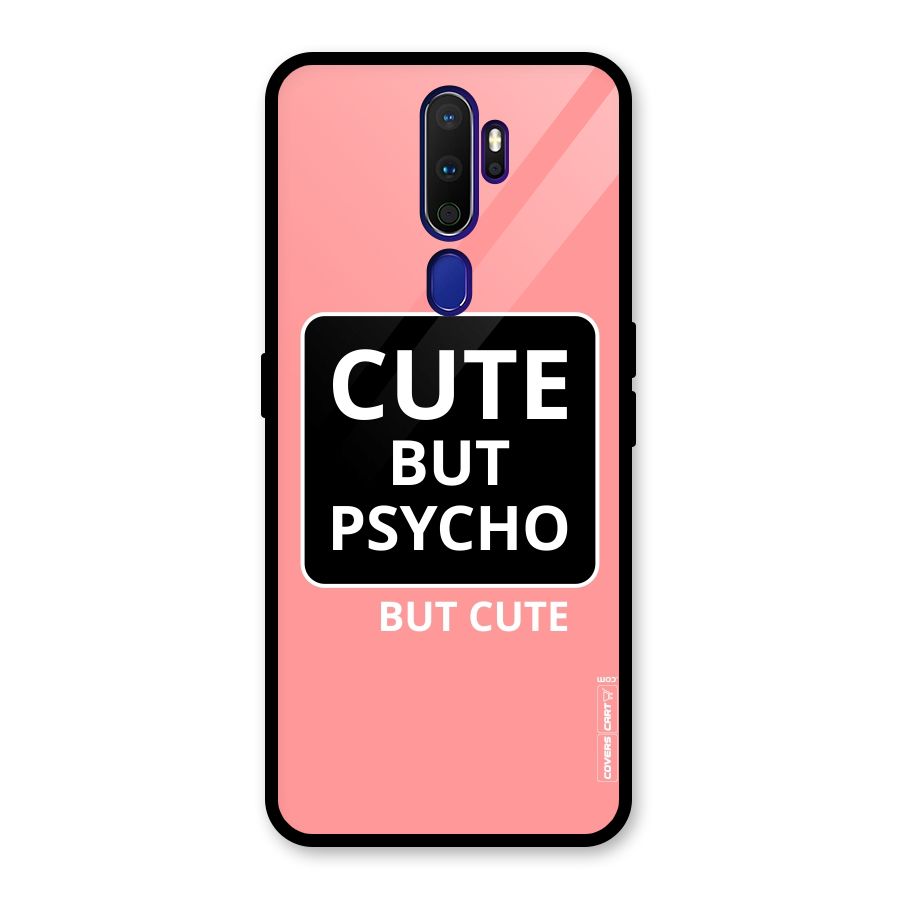 Psycho But Cute Glass Back Case for Oppo A9 (2020)