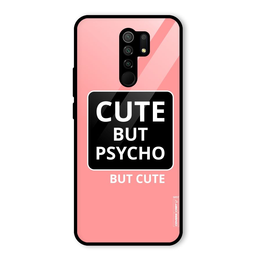 Psycho But Cute Glass Back Case for Poco M2
