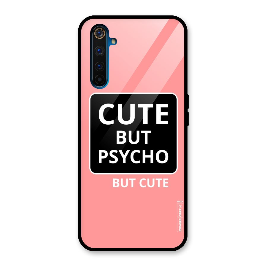 Psycho But Cute Glass Back Case for Realme 6 Pro