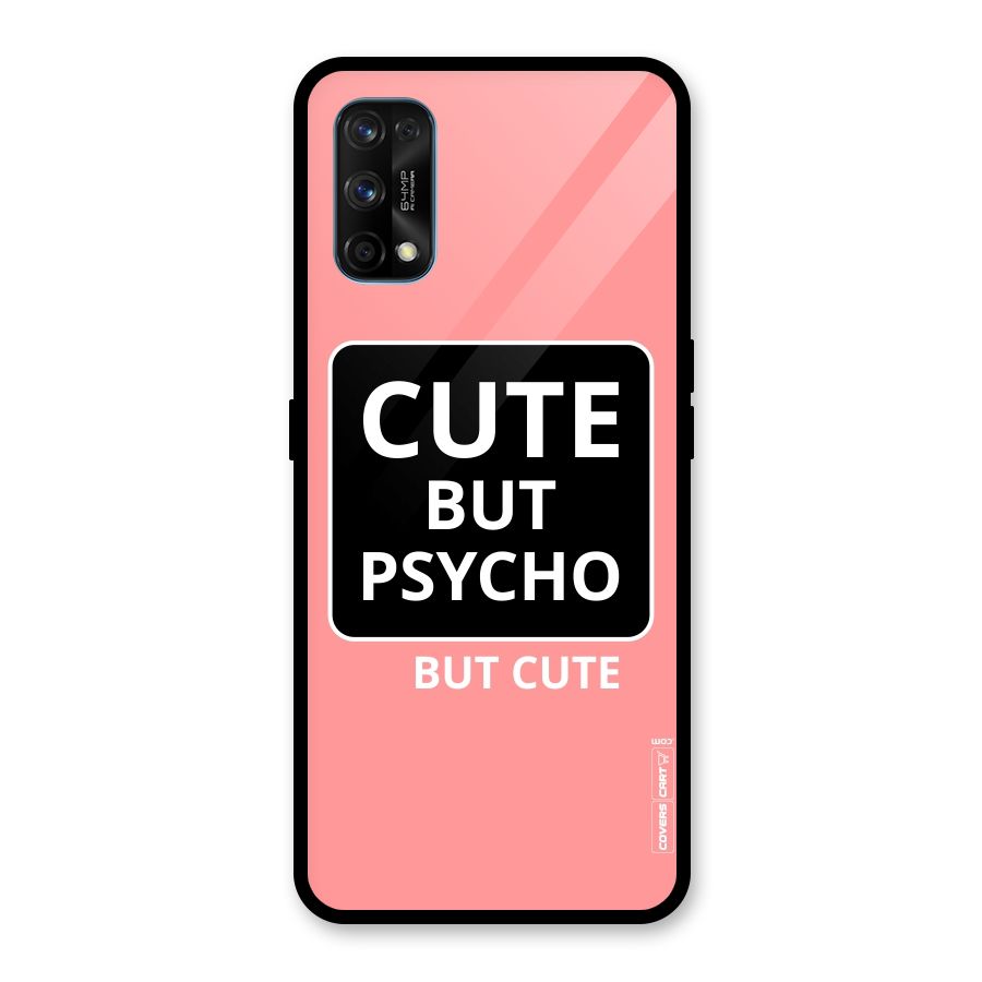 Psycho But Cute Glass Back Case for Realme 7 Pro