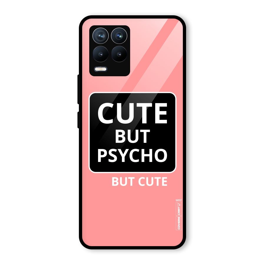 Psycho But Cute Glass Back Case for Realme 8 Pro