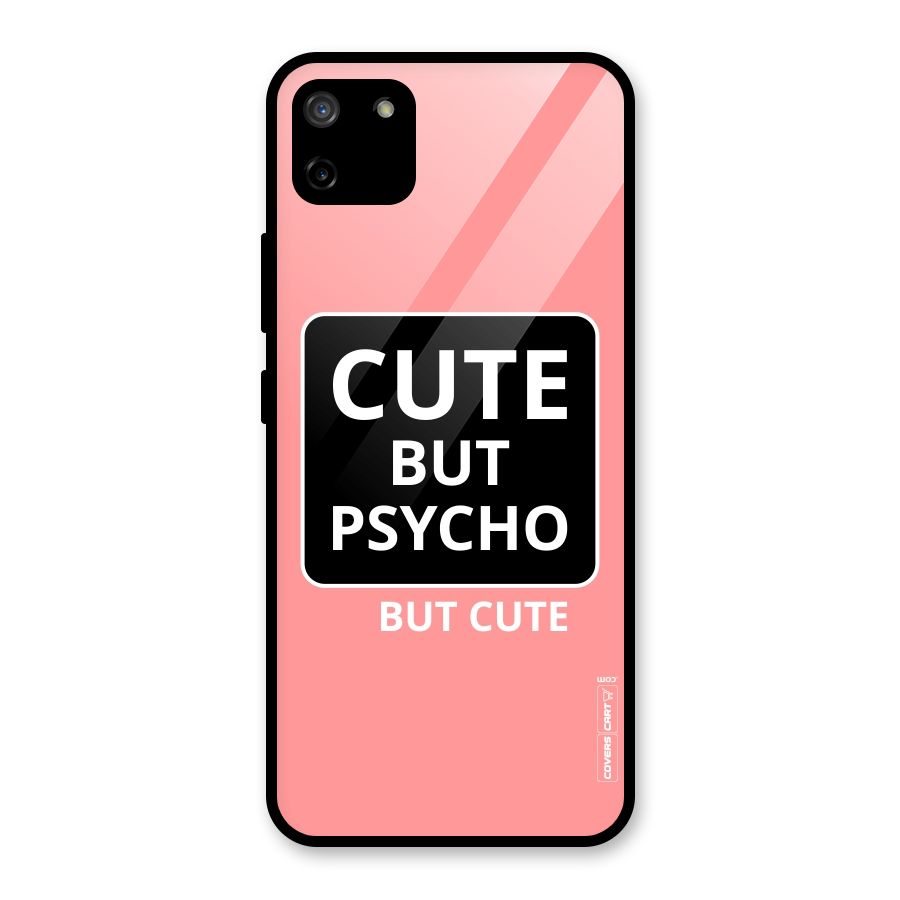 Psycho But Cute Glass Back Case for Realme C11