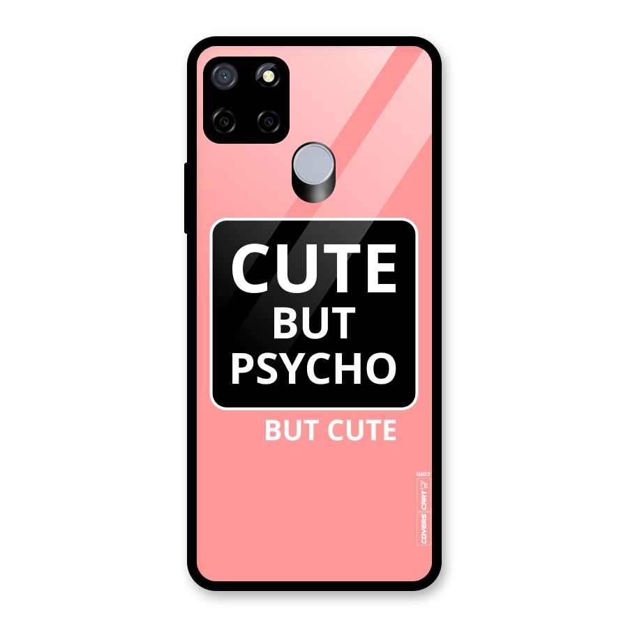 Psycho But Cute Glass Back Case for Realme C12