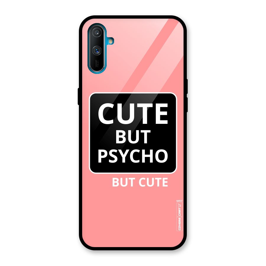 Psycho But Cute Glass Back Case for Realme C3