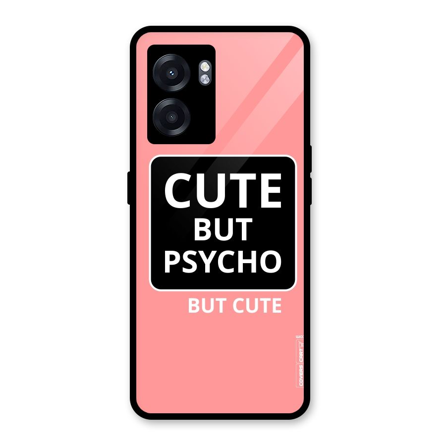 Psycho But Cute Glass Back Case for Realme Narzo 50 5G