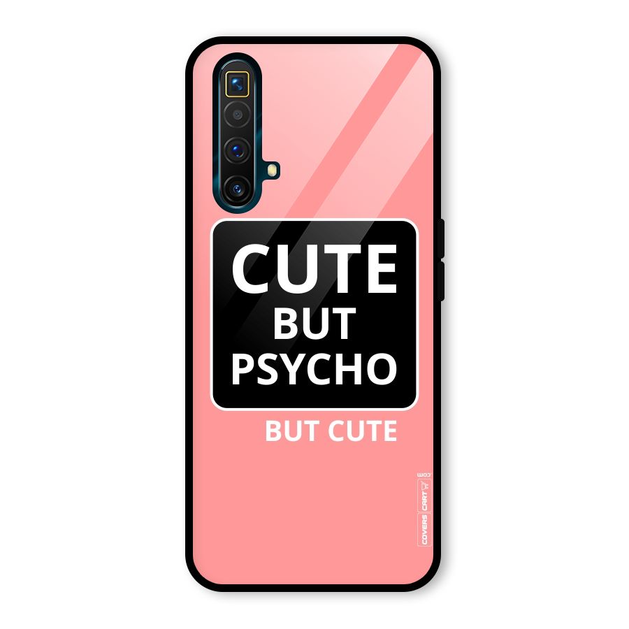 Psycho But Cute Glass Back Case for Realme X3 SuperZoom