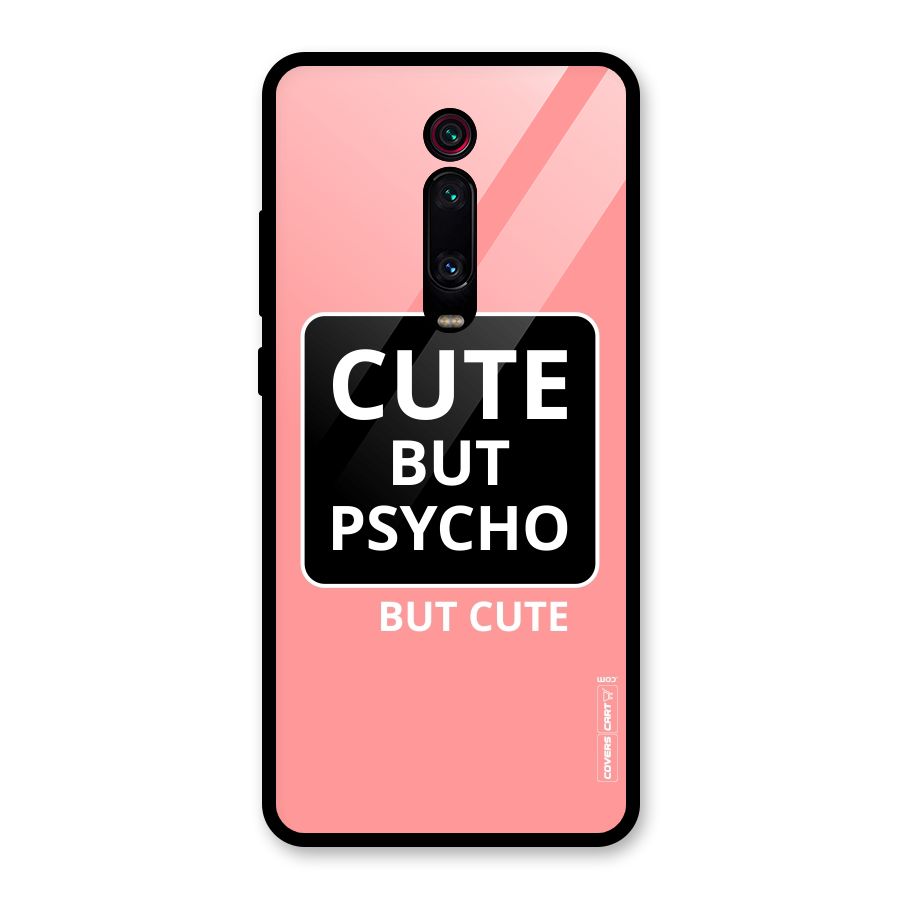 Psycho But Cute Glass Back Case for Redmi K20 Pro