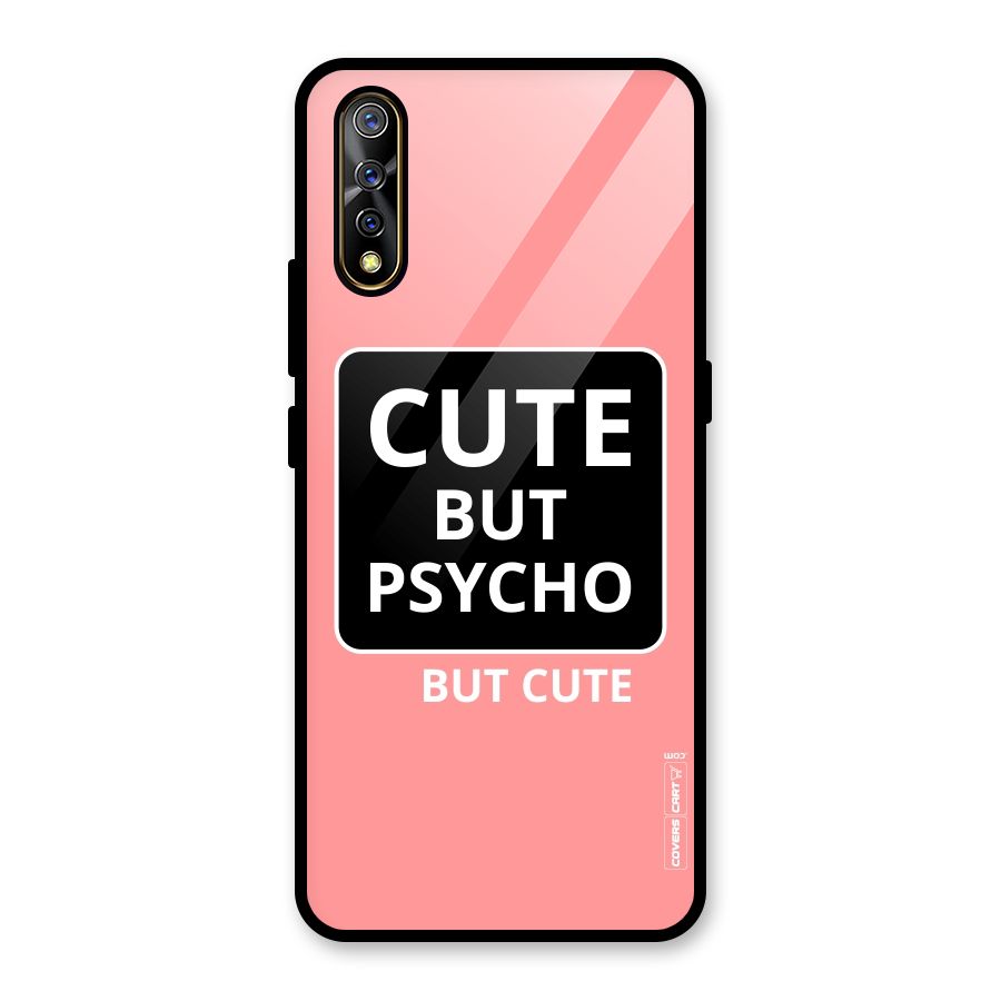 Psycho But Cute Glass Back Case for Vivo S1