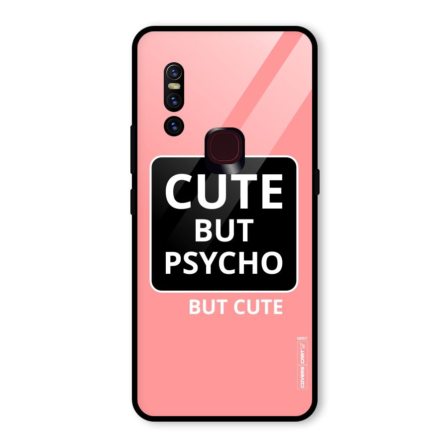 Psycho But Cute Glass Back Case for Vivo V15