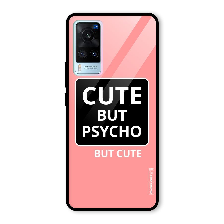 Psycho But Cute Glass Back Case for Vivo X60