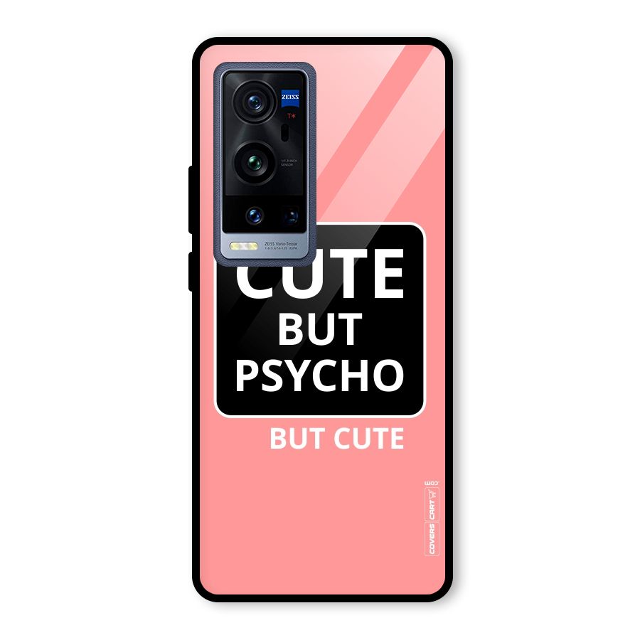 Psycho But Cute Glass Back Case for Vivo X60 Pro Plus