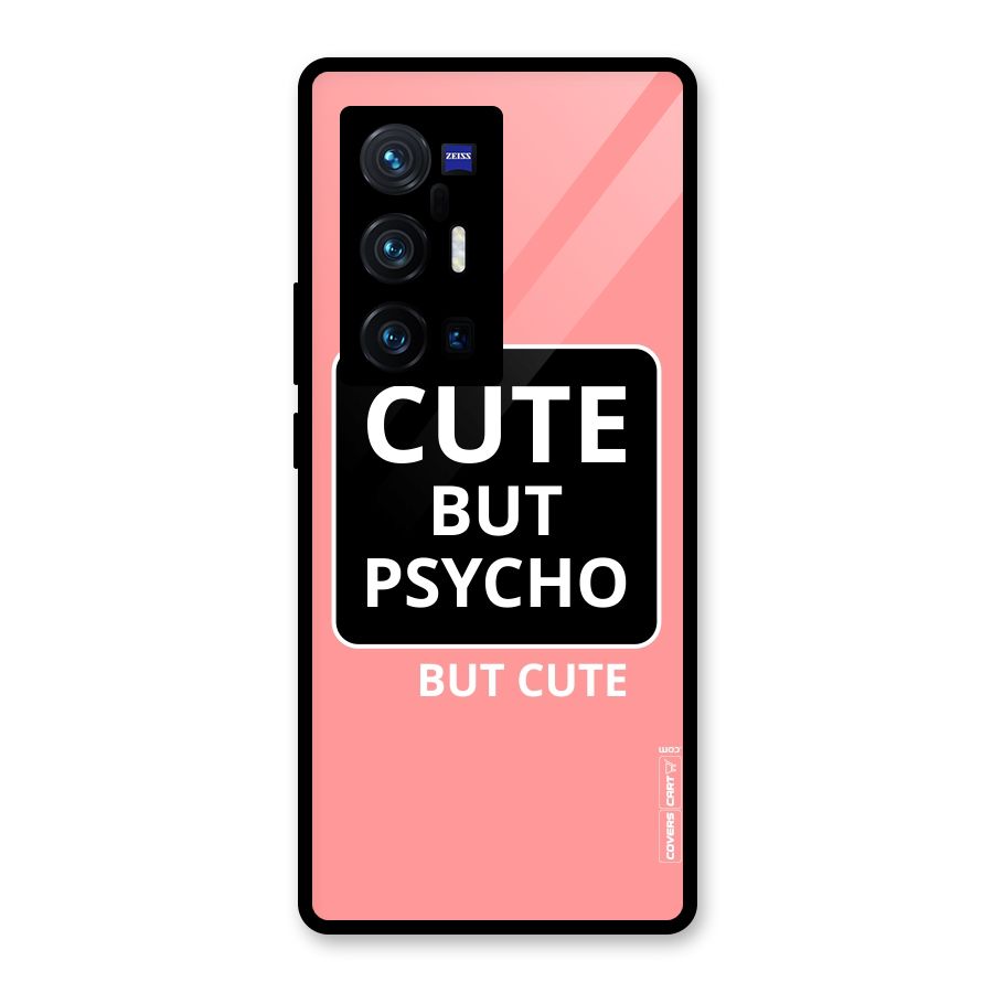 Psycho But Cute Glass Back Case for Vivo X70 Pro Plus