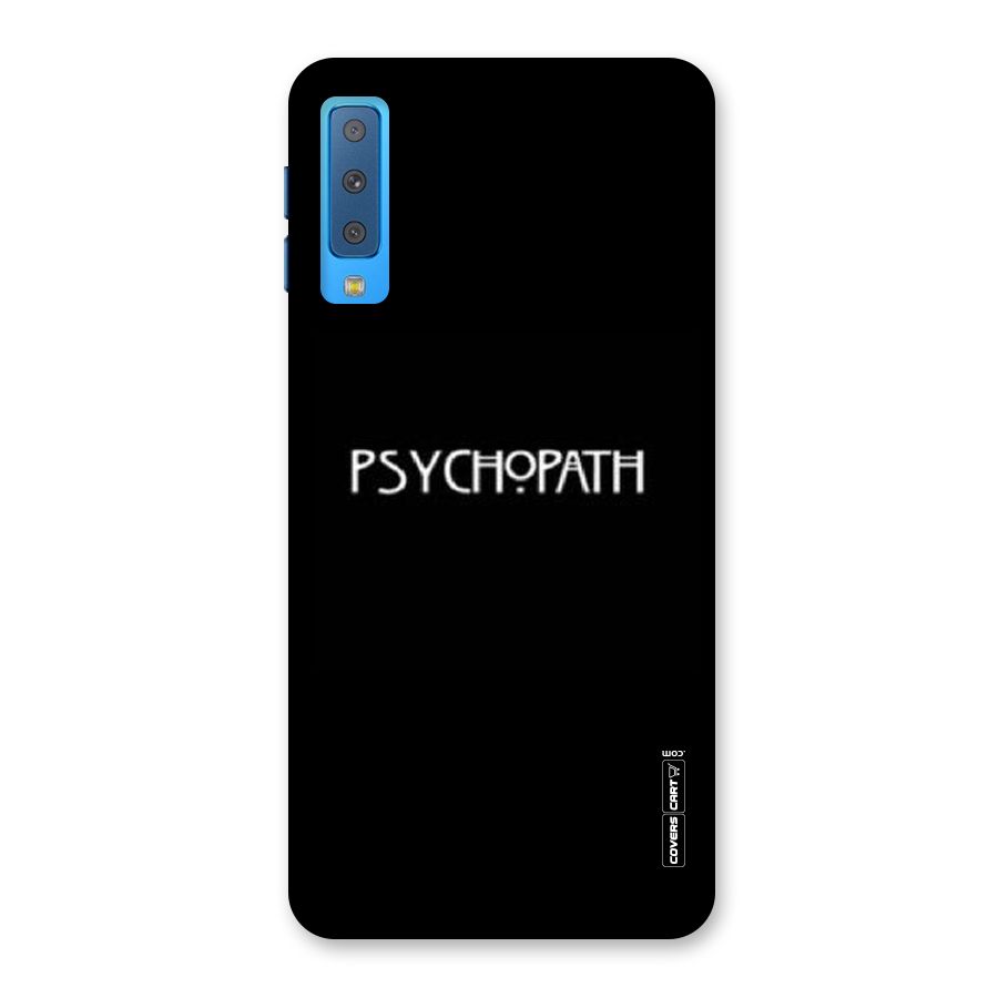 Psycopath Alert Back Case for Galaxy A7 (2018)