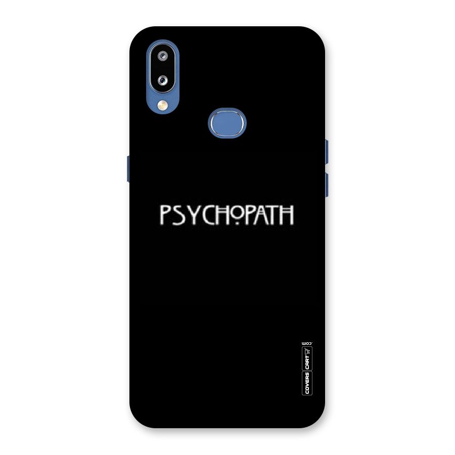 Psycopath Alert Back Case for Galaxy M01s