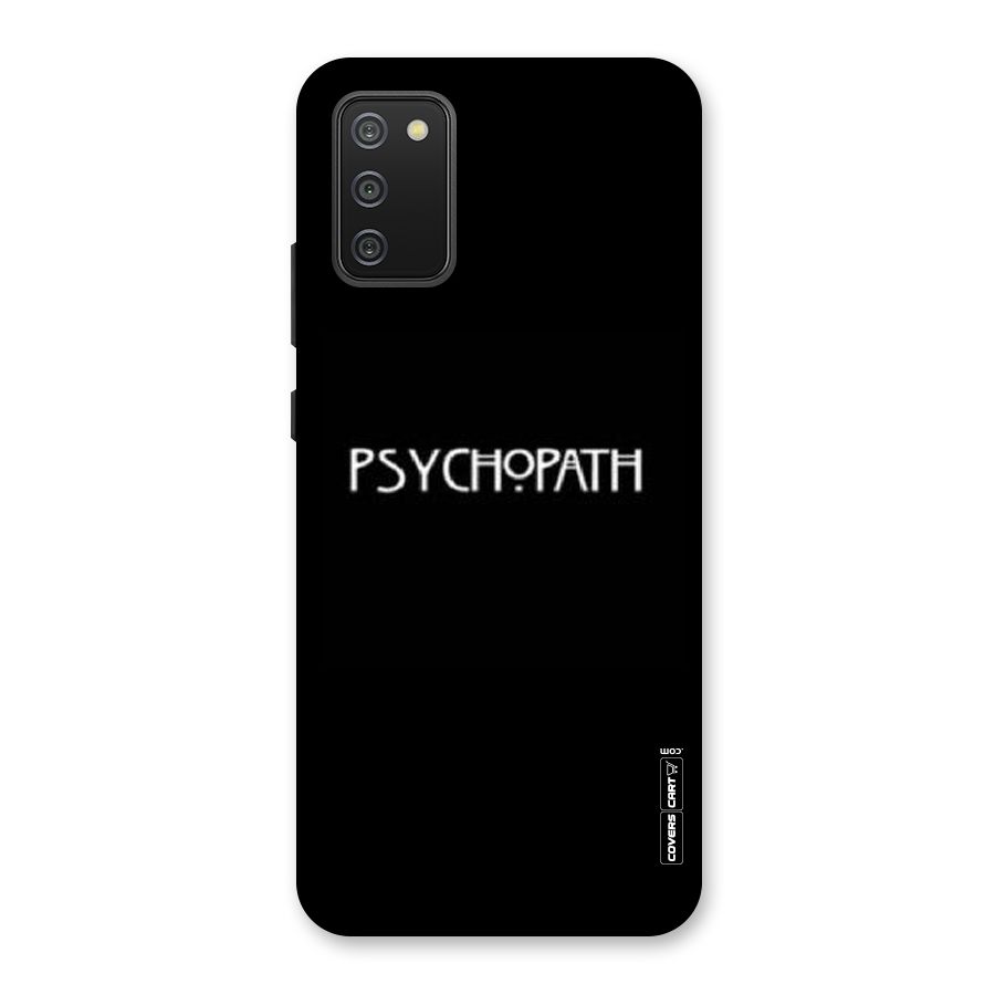 Psycopath Alert Back Case for Galaxy M02s