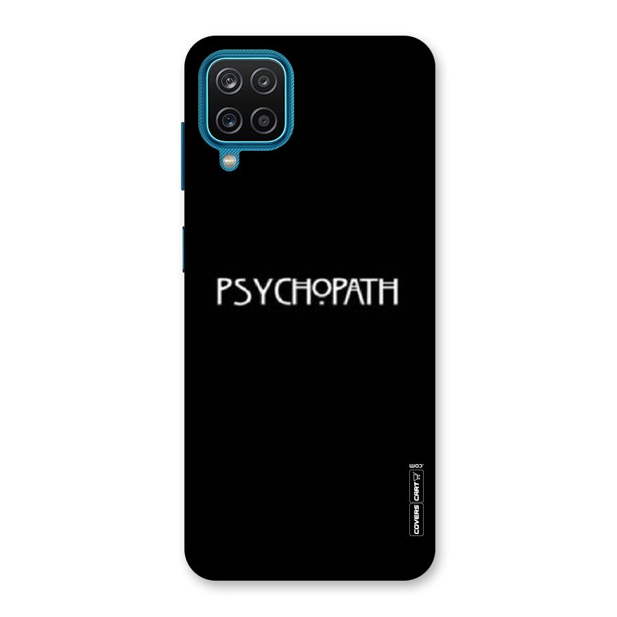 Psycopath Alert Back Case for Galaxy M12
