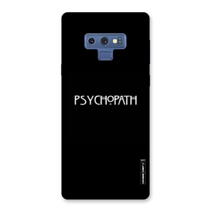 Psycopath Alert Back Case for Galaxy Note 9