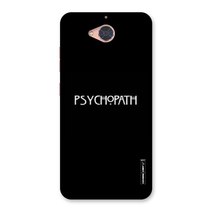 Psycopath Alert Back Case for Gionee S6 Pro