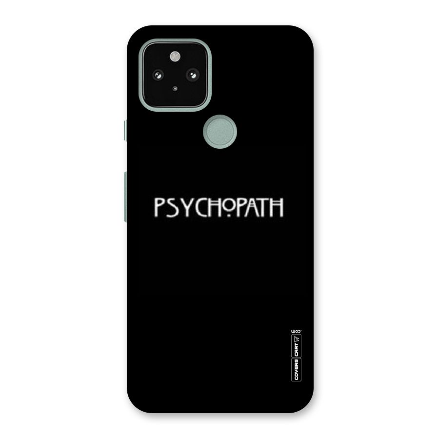 Psycopath Alert Back Case for Google Pixel 5