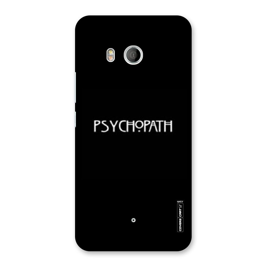 Psycopath Alert Back Case for HTC U11