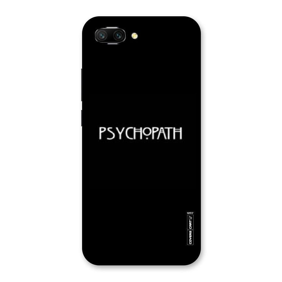 Psycopath Alert Back Case for Honor 10