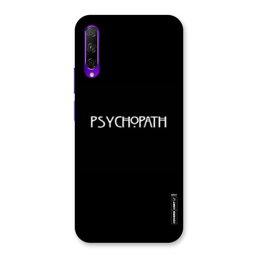 Psycopath Alert Back Case for Honor 9X Pro