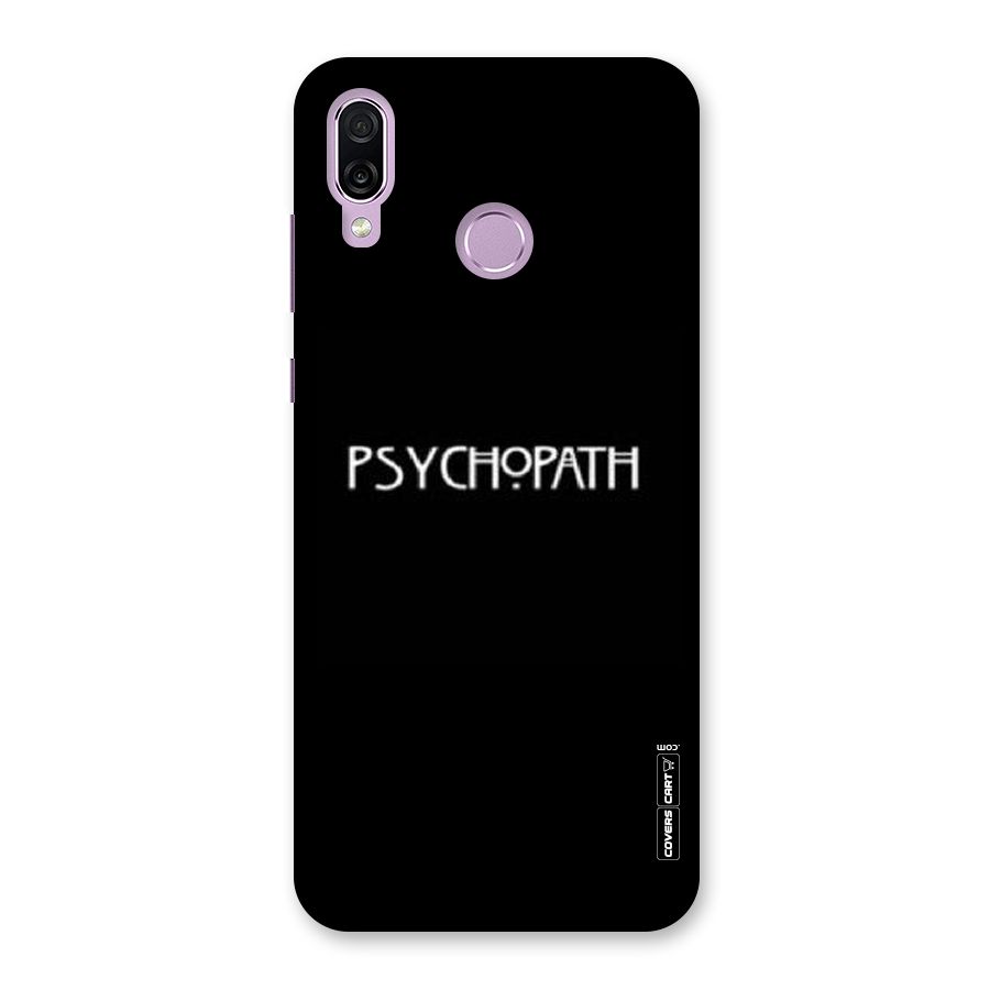 Psycopath Alert Back Case for Honor Play