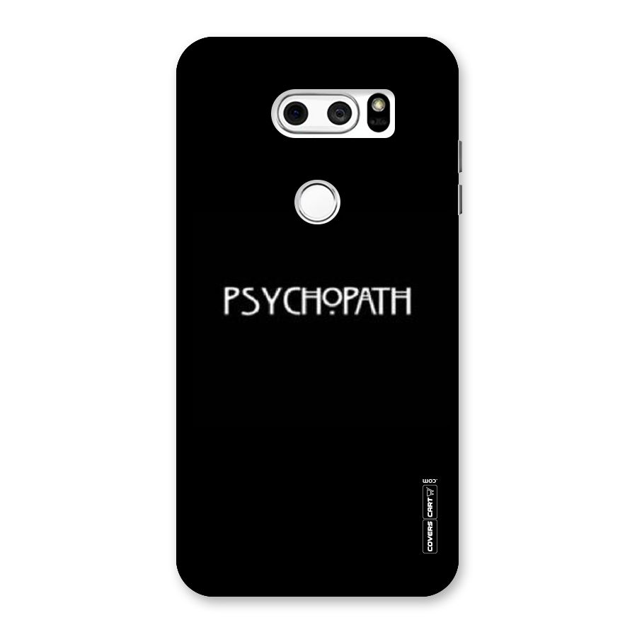 Psycopath Alert Back Case for LG V30