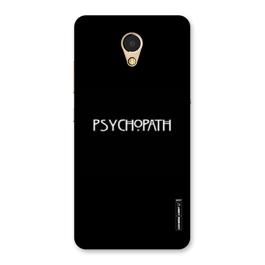 Psycopath Alert Back Case for Lenovo P2
