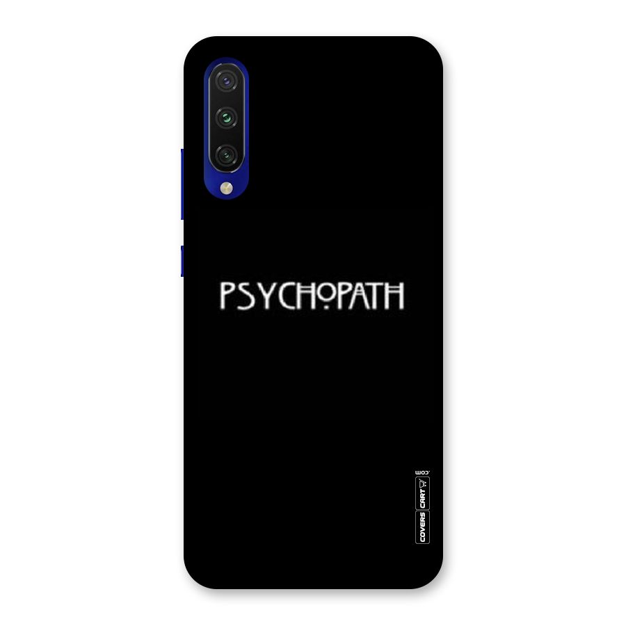 Psycopath Alert Back Case for Mi A3