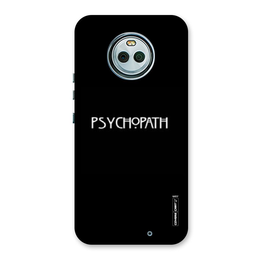 Psycopath Alert Back Case for Moto X4
