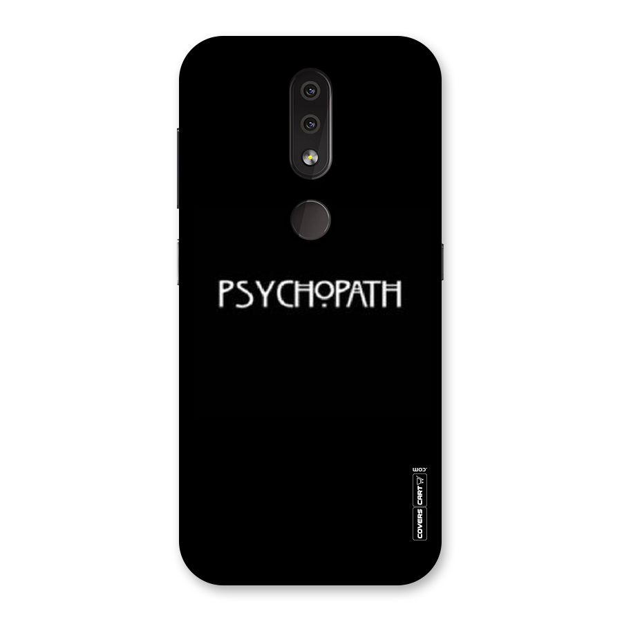 Psycopath Alert Back Case for Nokia 4.2