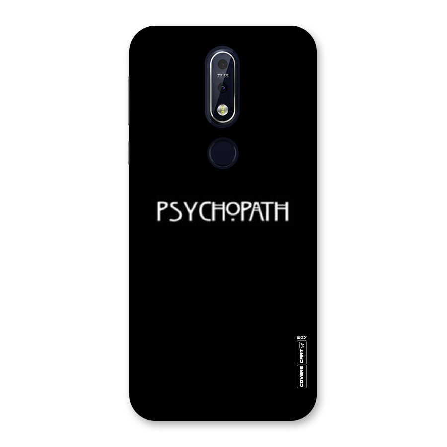 Psycopath Alert Back Case for Nokia 7.1