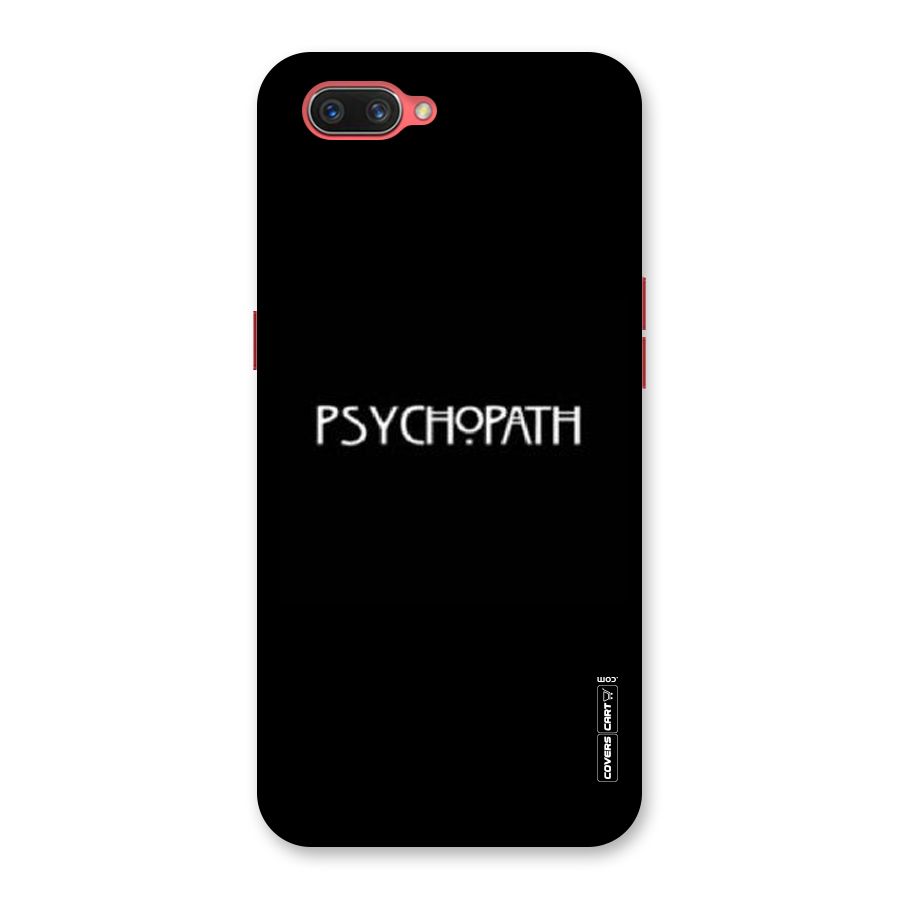 Psycopath Alert Back Case for Oppo A3s
