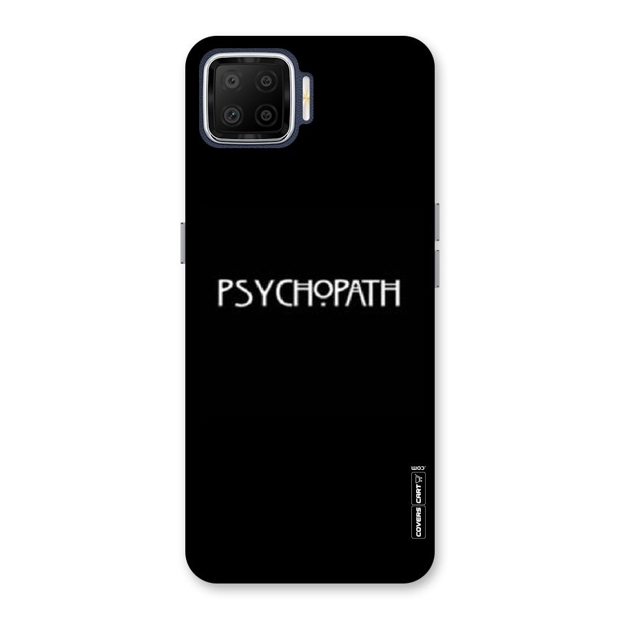 Psycopath Alert Back Case for Oppo F17