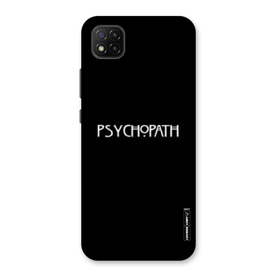 Psycopath Alert Back Case for Poco C3