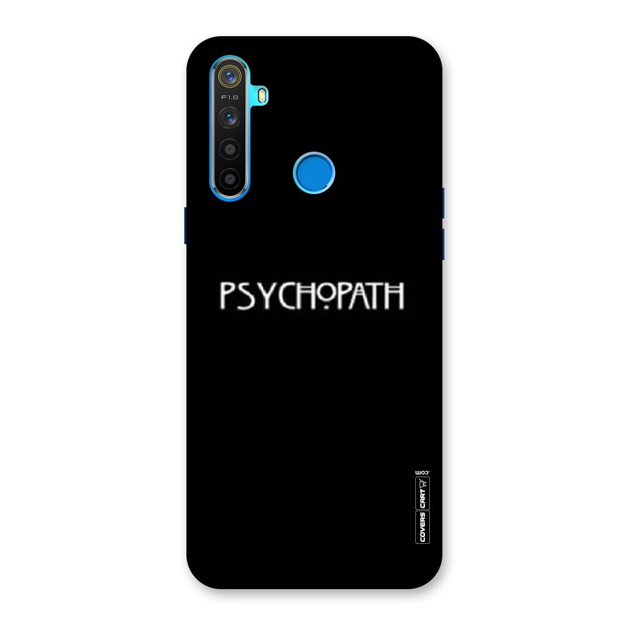 Psycopath Alert Back Case for Realme 5s