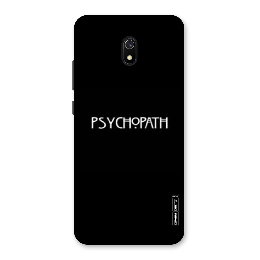 Psycopath Alert Back Case for Redmi 8A