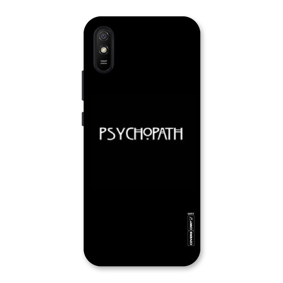 Psycopath Alert Back Case for Redmi 9i