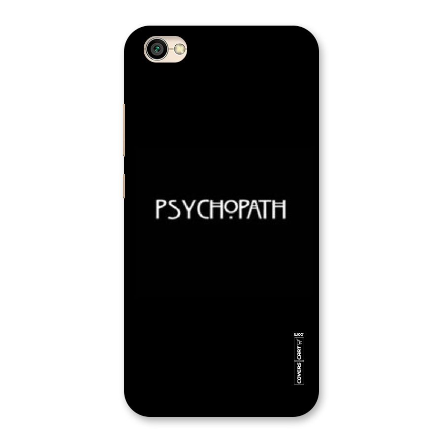 Psycopath Alert Back Case for Redmi Y1 Lite