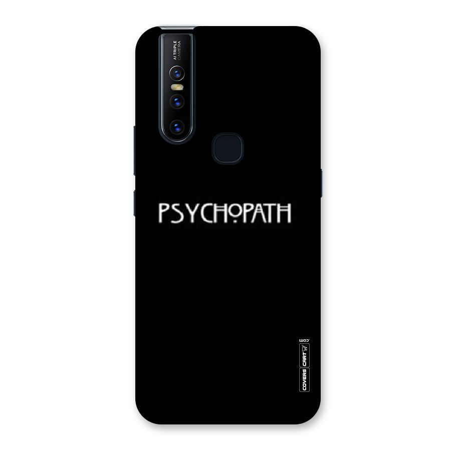 Psycopath Alert Back Case for Vivo V15
